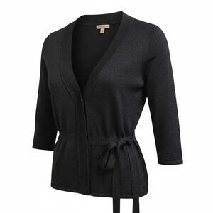 NWOT M black Massini Cardigan
